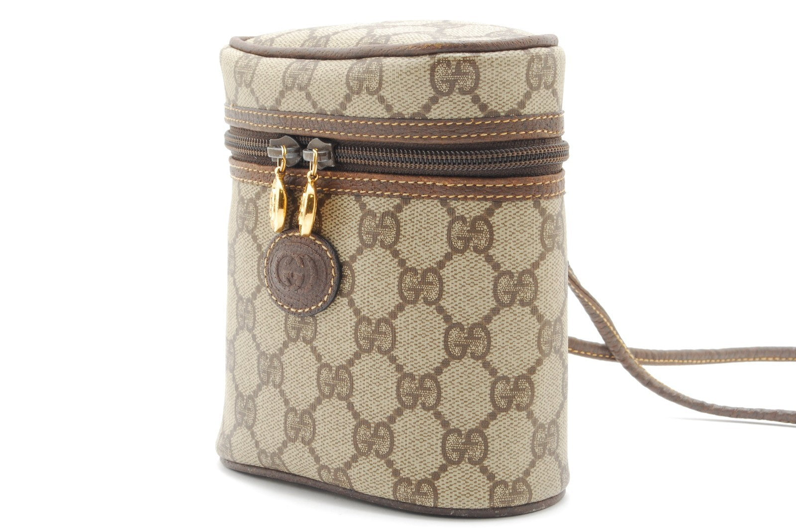 Gucci Vintage GG Supreme Shoulder Bag - Brown, PVC Leather 