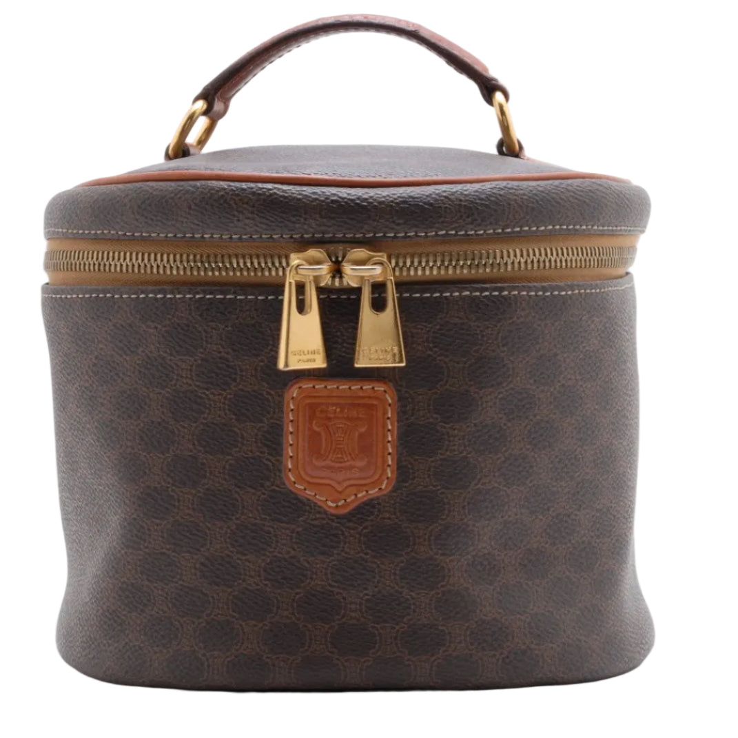 Celine Pouch Bag - Brown, PVC