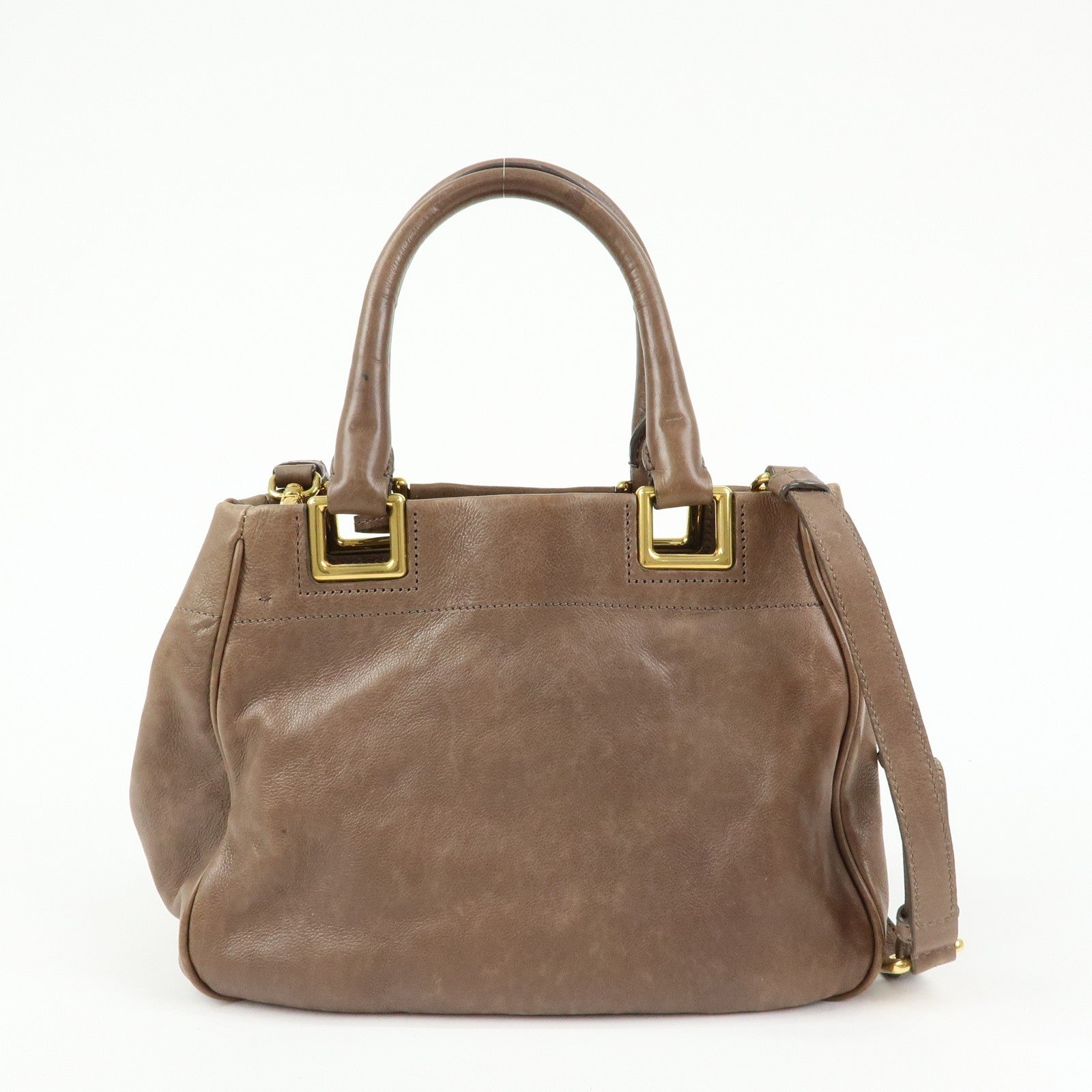 Prada 2Way Bag - Brown, Calf Leather 
