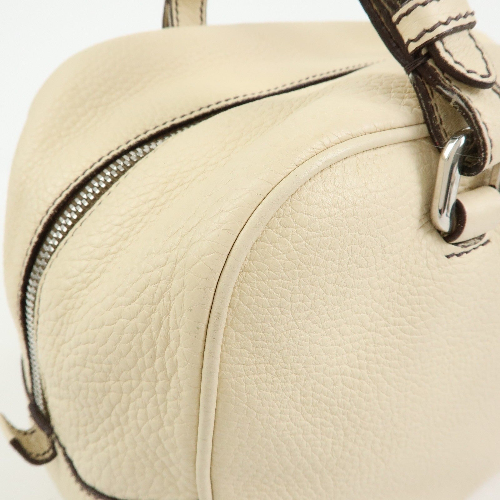 Prada Boston Bag - Ivory, Vitello Daino Leather