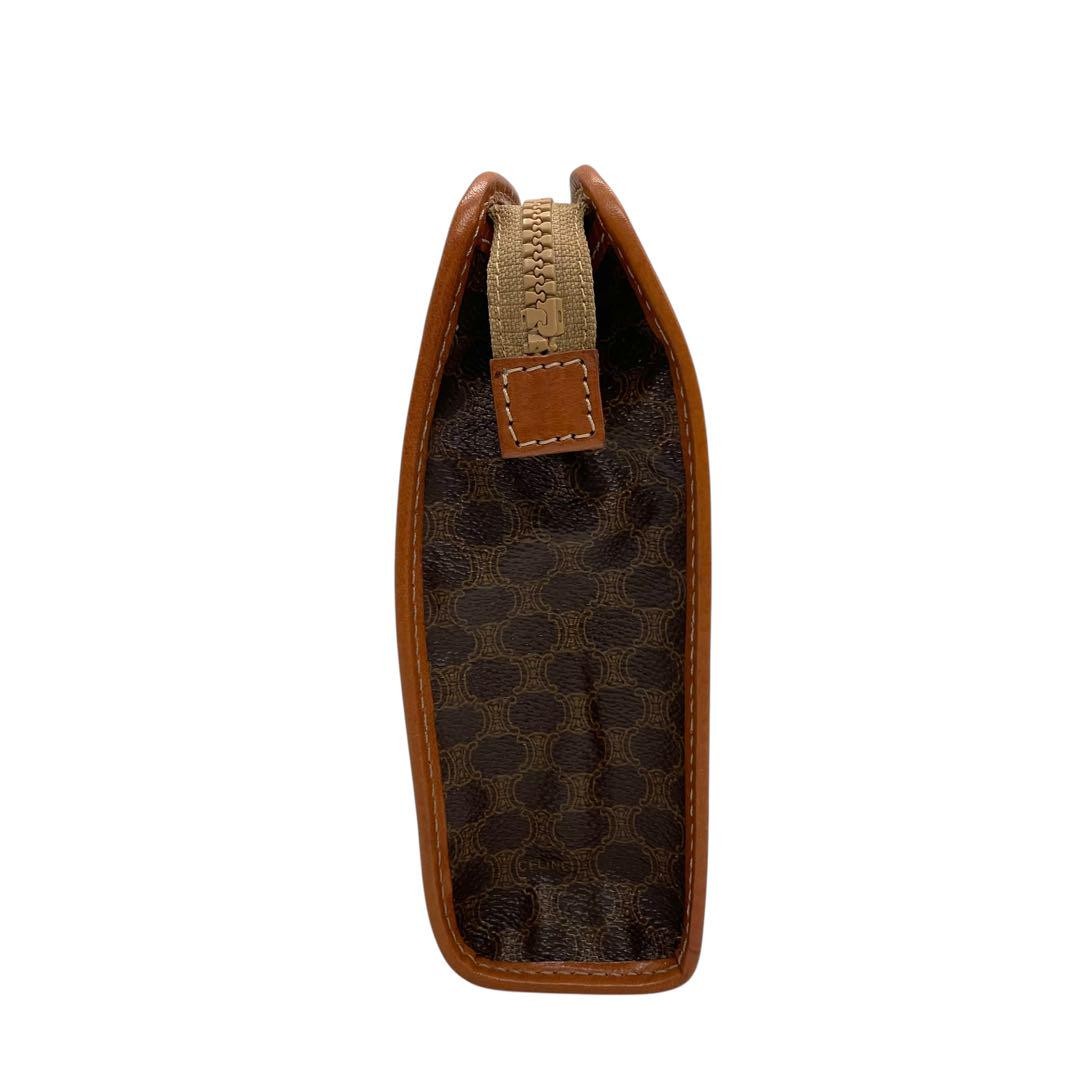 Celine s67 Magadam Clutch Bag - Brown, PVC Leather