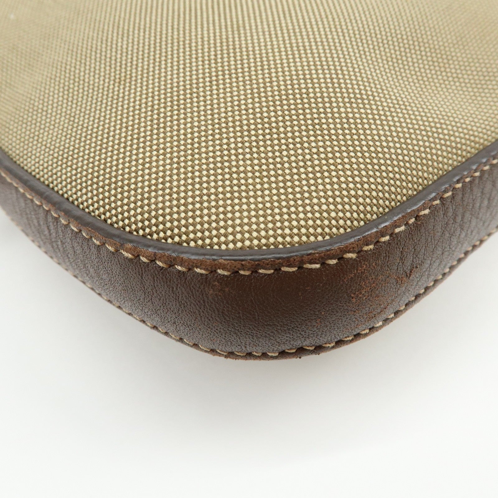 Prada Logo Jacguard Shoulder Bag - Brown, Leather