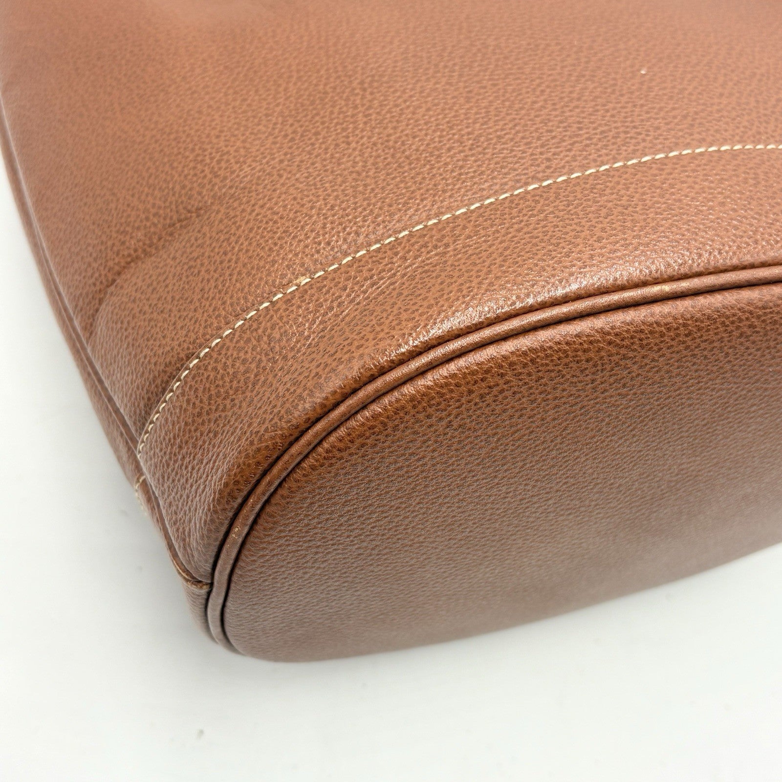 Saint Laurent Yves Cassandra Shoulder Bag - Brown, Leather 