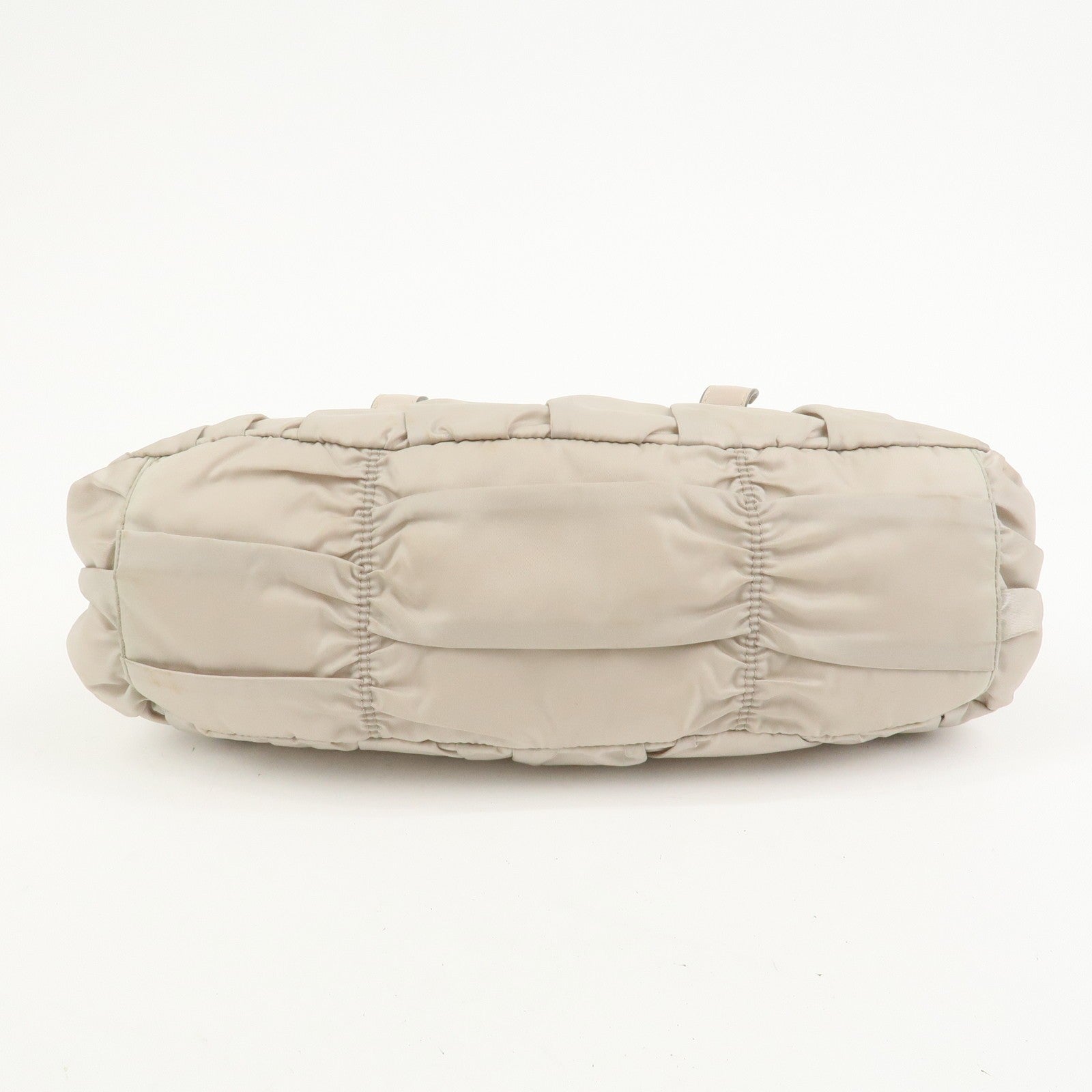 Prada Hand Bag - Gray, Nylon and Leather