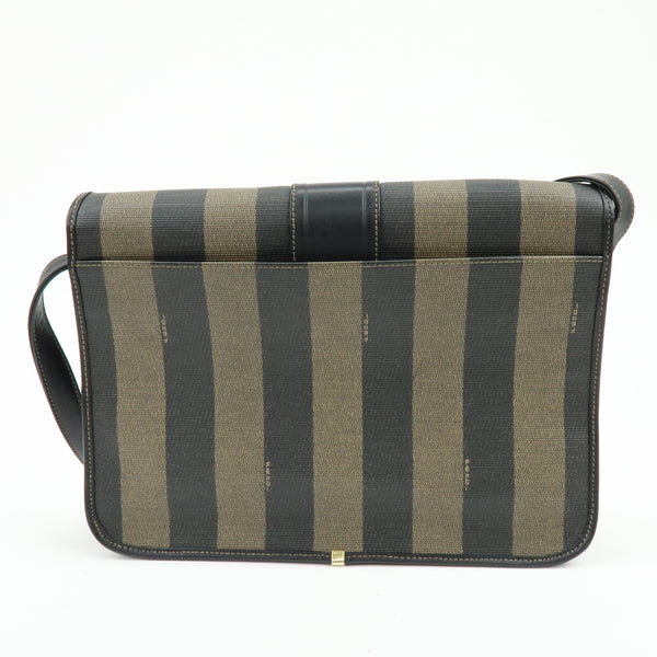 Fendi Shoulder Bag - Black, Brown, PVC Leather