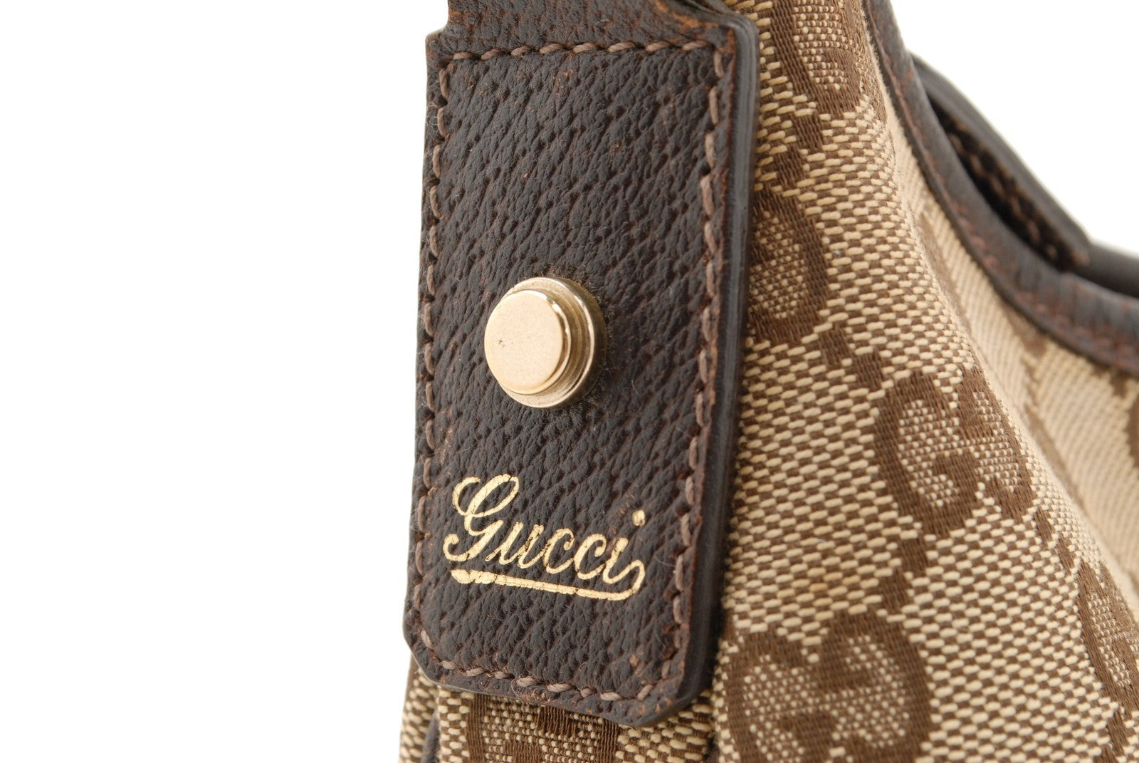 Gucci Abbey D-Ring Hobo Shoulder Bag - Brown, Leather