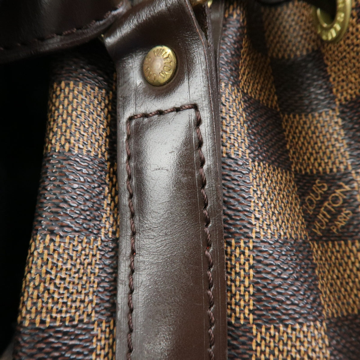 Louis Vuitton Petit Noe Shoulder Bag - Brown, Damier Canvas, Leather