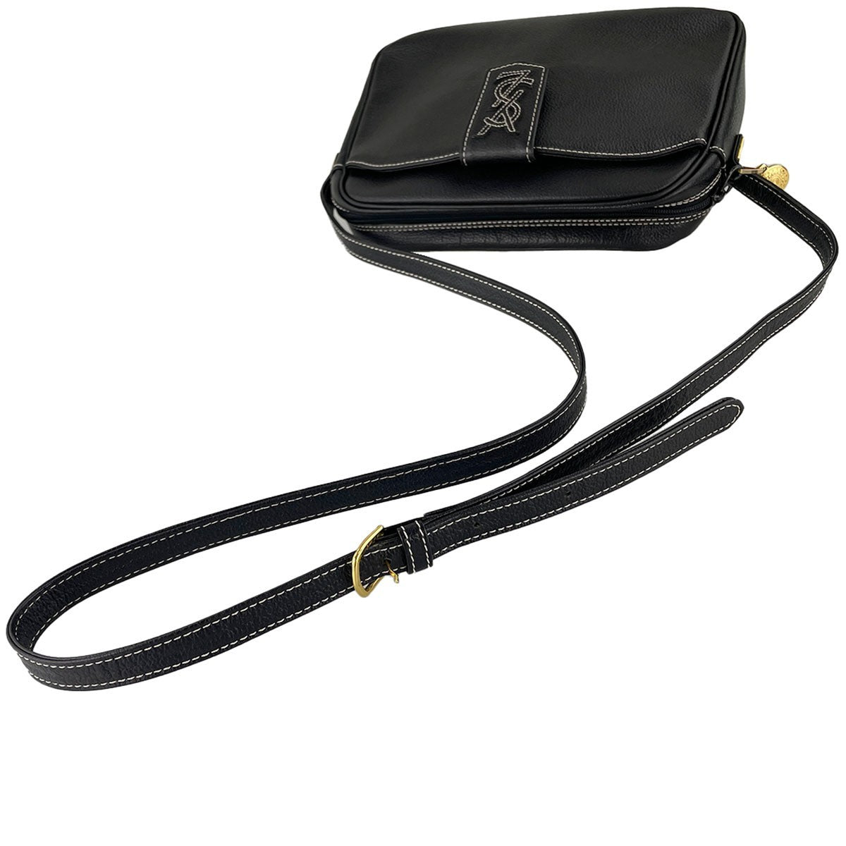 Saint Laurent Shoulder Bag - Black, Leather