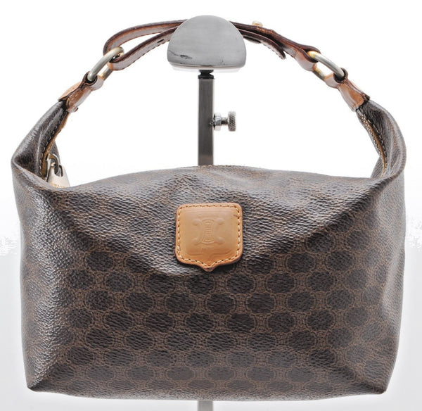 Celine Macadam Vanity Handbag - Brown, PVC