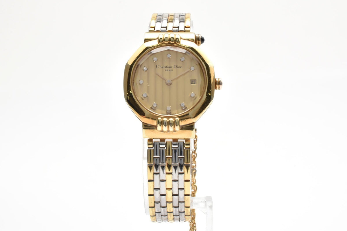 Dior 64151 Wristwatch - Gold, Stainless Steel