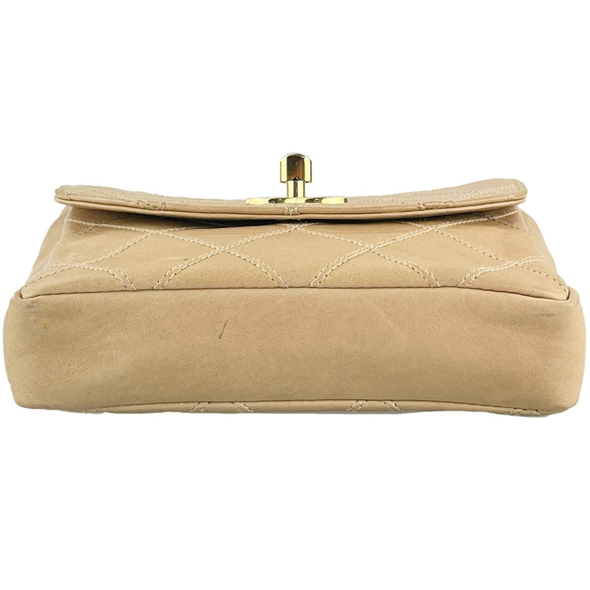 CHANEL Bicolore Waist Bag - Beige, Lambskin Leather