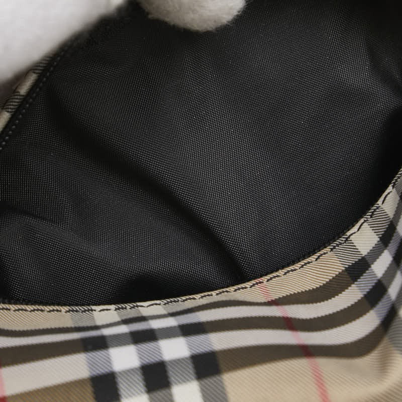 Burberry Nova Check Pouch - Beige Black, Canvas