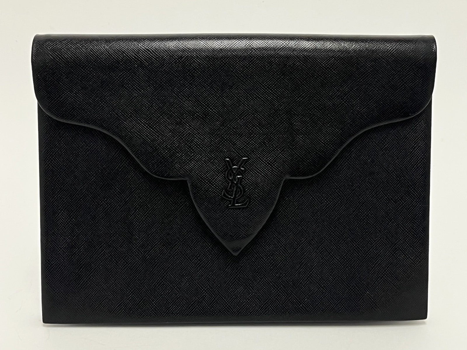 Saint Laurent Clutch Second Bag - Black, Leather