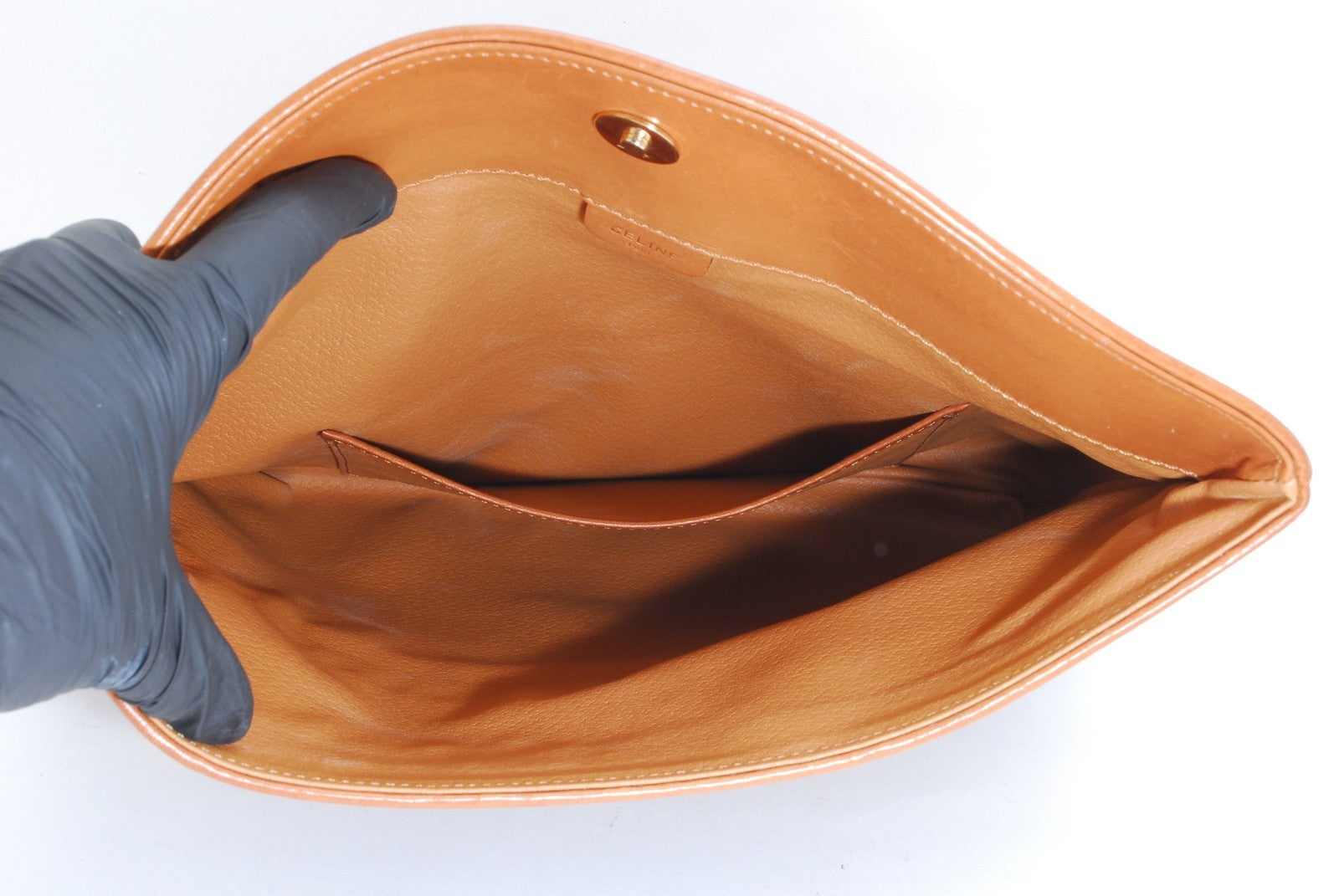 Celine Macadam Clutch Bag - Brown, Leather and PVC