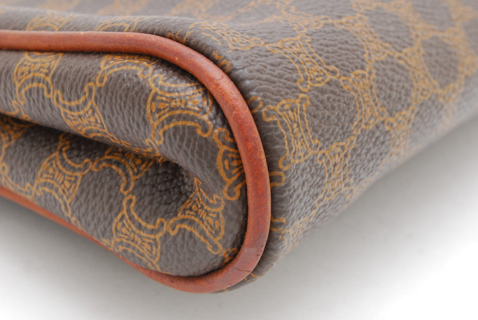 Celine Macadam Clutch - Brown, PVC Leather 
