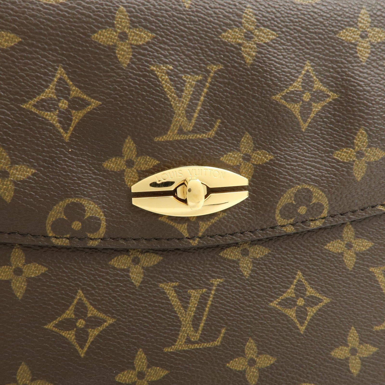 Louis Vuitton Malesherbes Hand Bag - Brown, Monogram Canvas