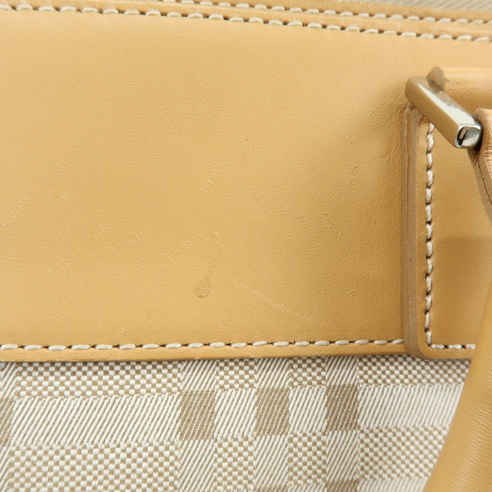 Burberry Tote Bag - Beige, Canvas Leather