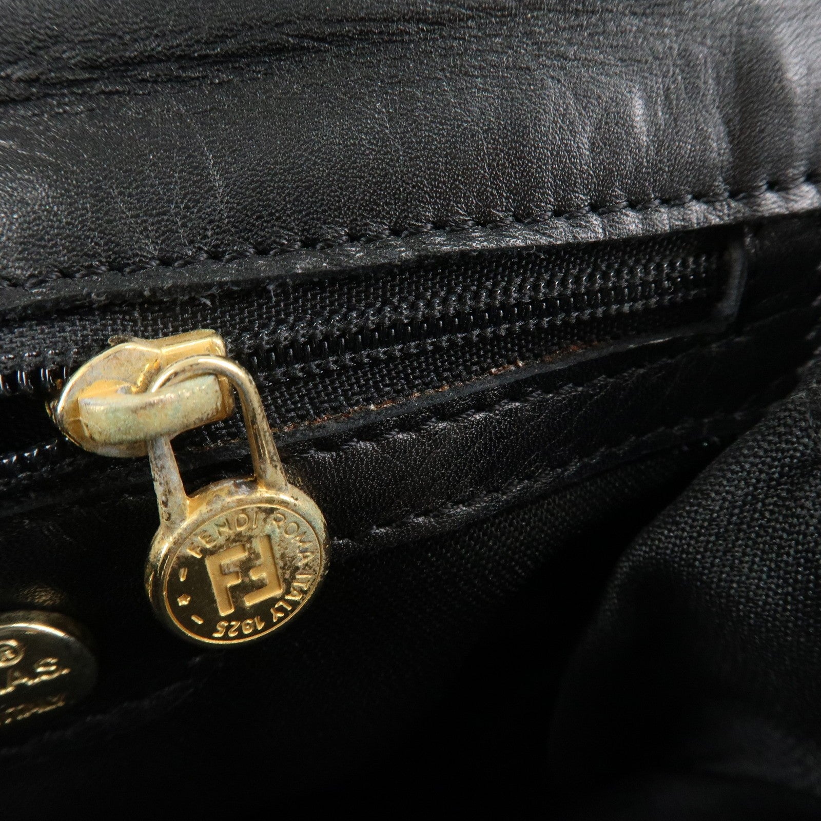 Fendi Hand Bag - Black, Leather