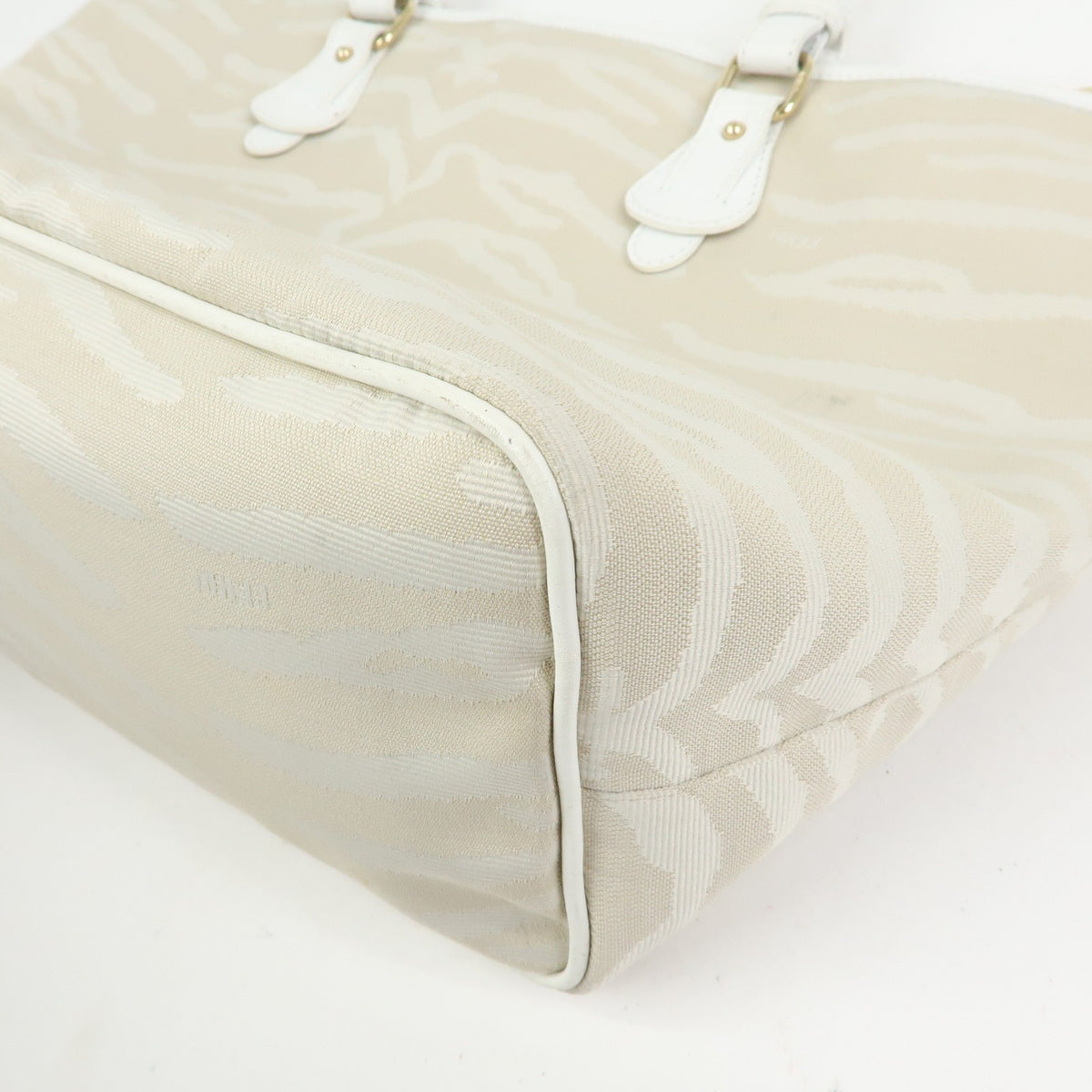 Fendi Tote Bag - Beige, Canvas Leather