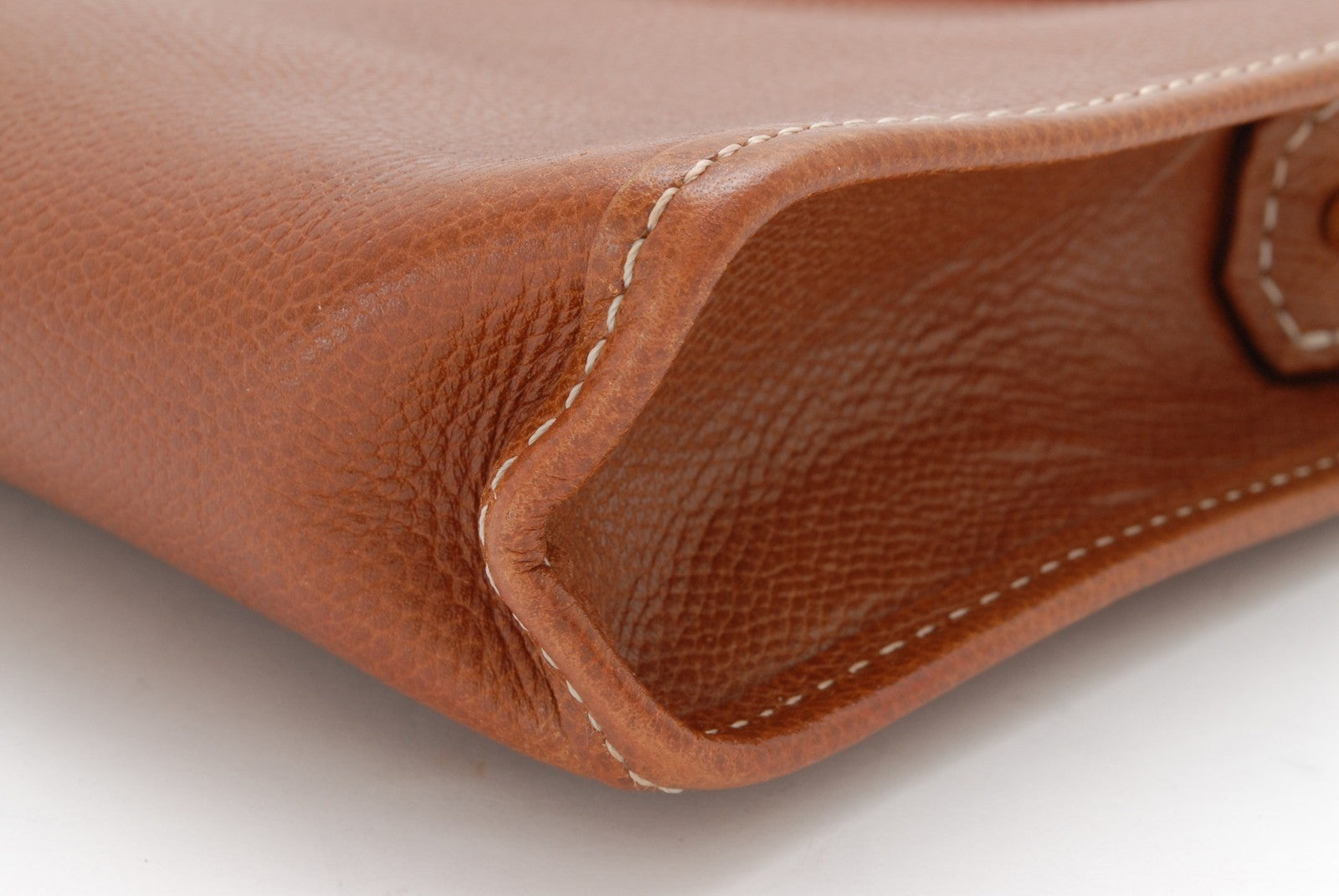 Saint Laurent Yves Vintage Stitch Crutch Bag - Brown, Leather