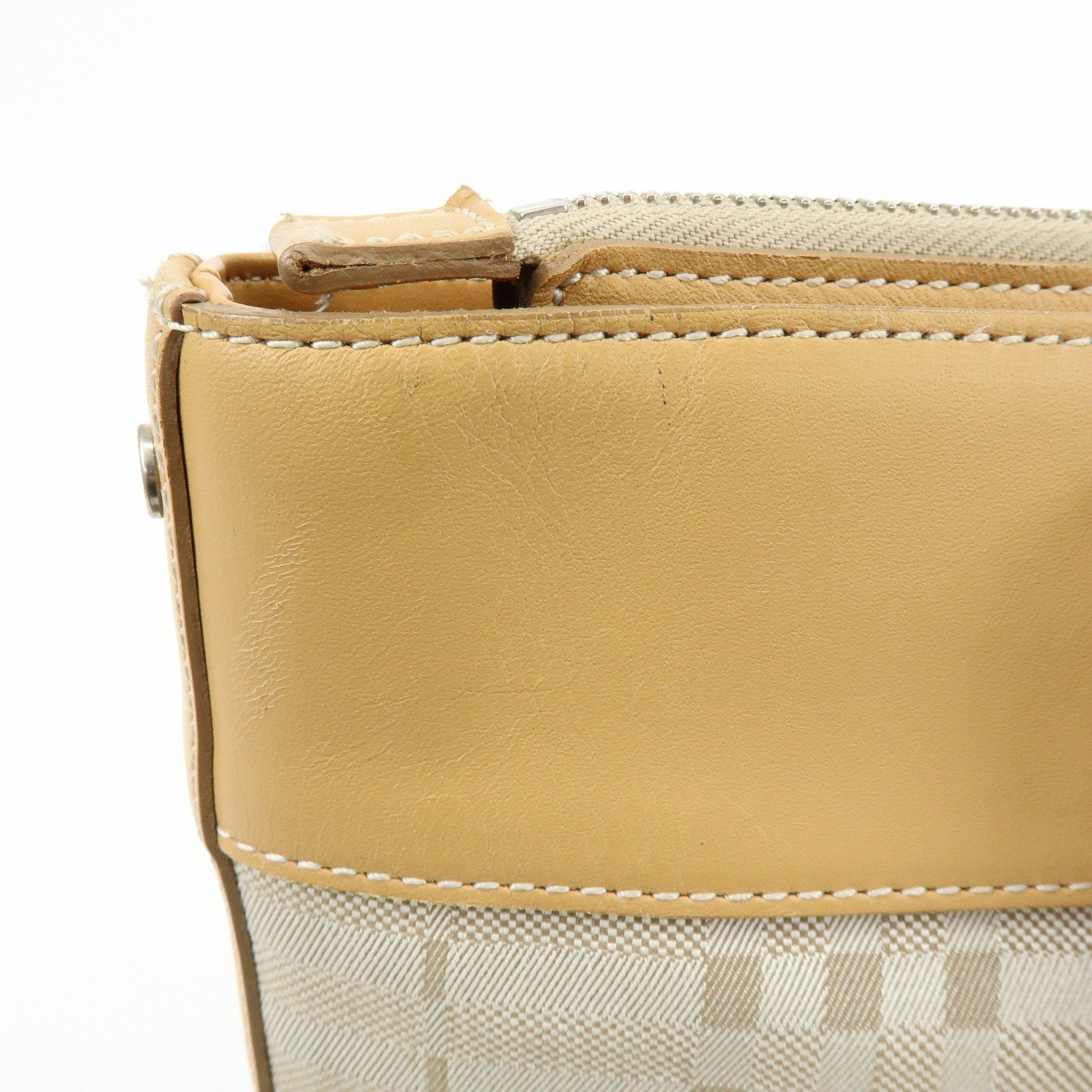 Burberry Tote Bag - Beige, Canvas Leather