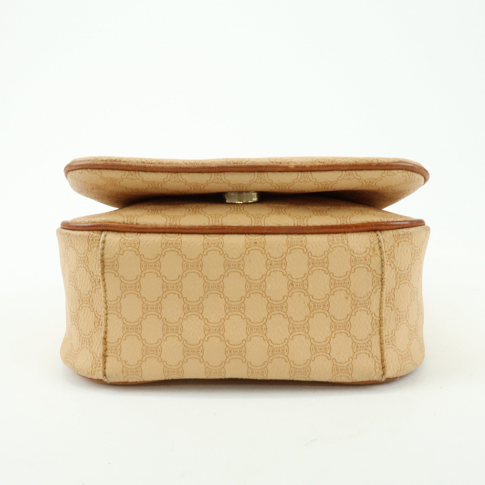 Celine Macadam Shoulder Bag - Beige, PVC Leather