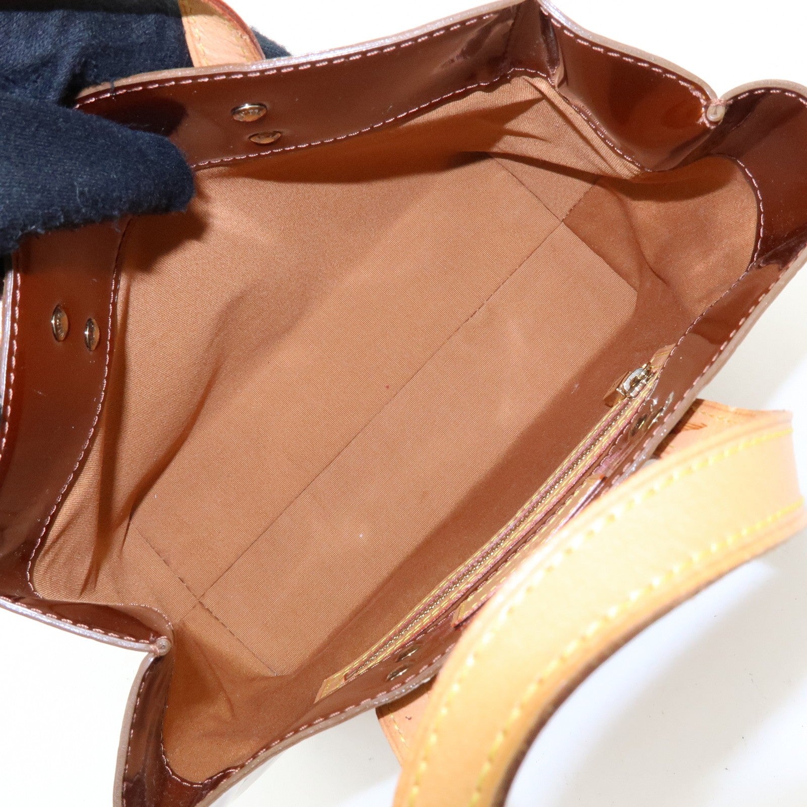 Louis Vuitton Hand Bag - Bronze, Vernis Leather