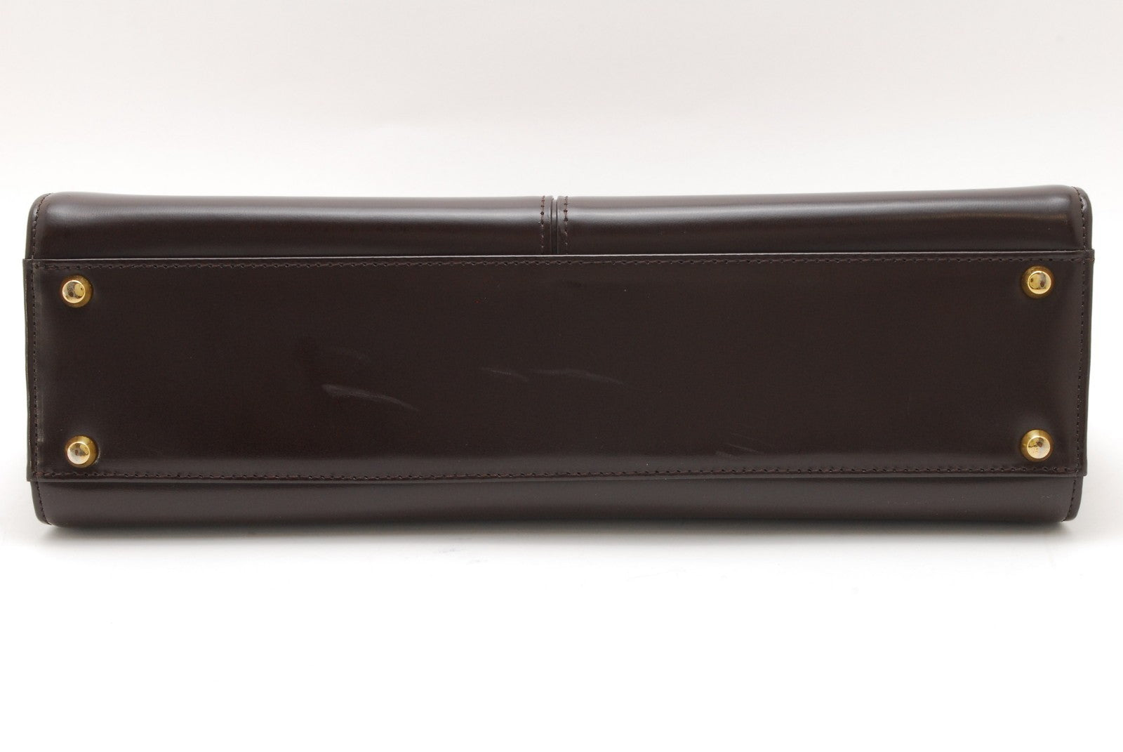 Saint Laurent Yves Vintage Tote Hand Bag - Brown, Leather 