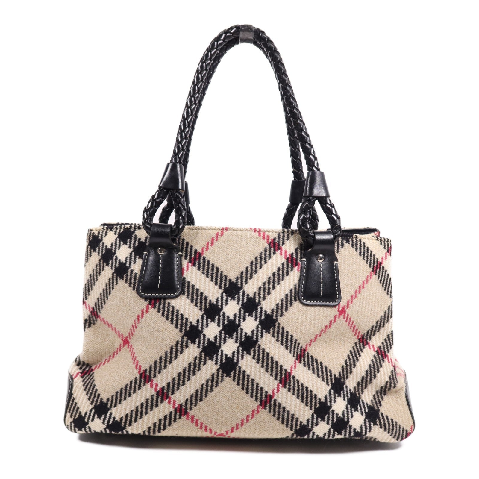 Burberry SHW Tote Bag - Brown, Canvas