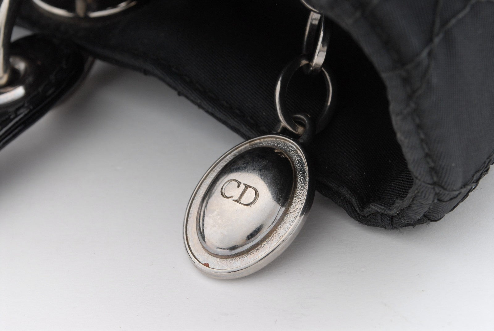 Dior Lady Dior Handbag - Black, Nylon