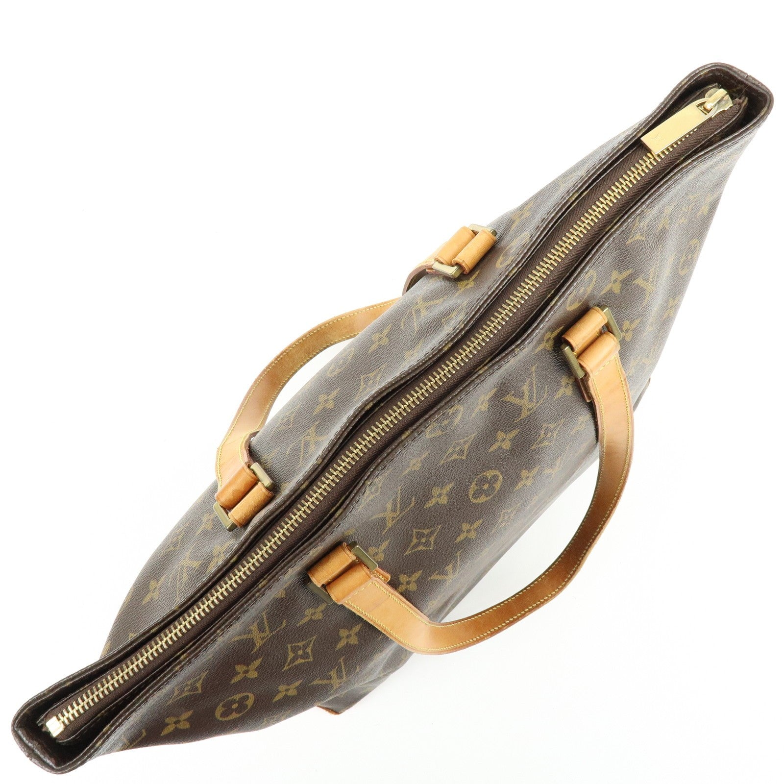 Louis Vuitton Monogram Cabas Mezzo Tote Bag - Brown, Monogram Canvas 
