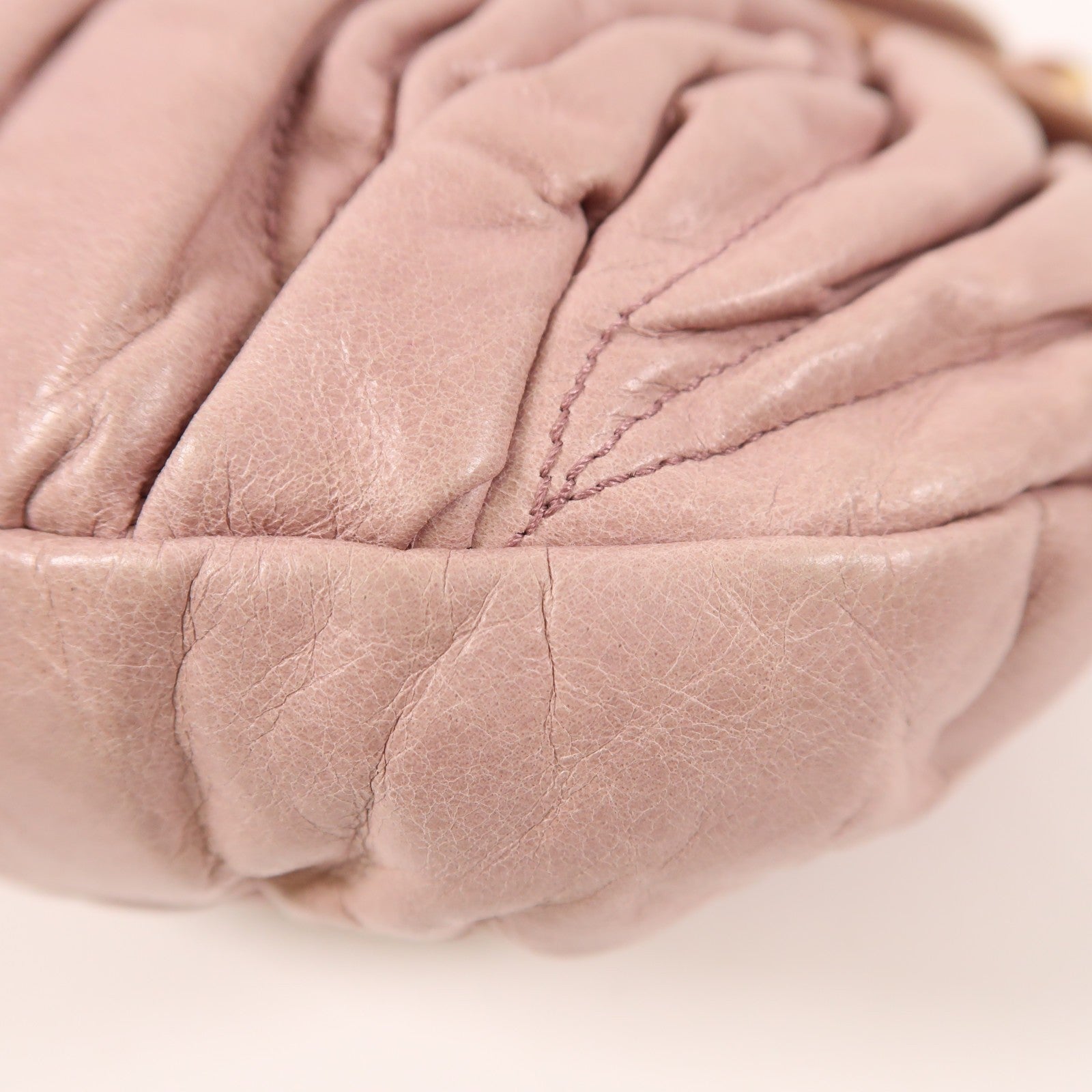 Miu Miu GHW Matelasse Coffer 2 Way Shoulder Bag - Pink, Calfskin Leather 