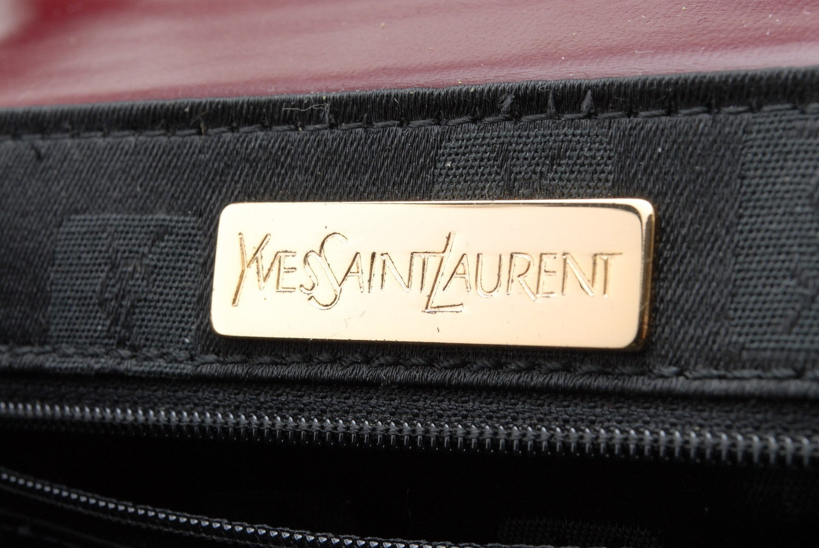 Yves Saint Laurent YSL Shoulder Bag - Burgundy, Leather