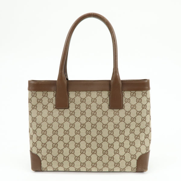 Gucci Tote Bag - Brown, GG Canvas Leather