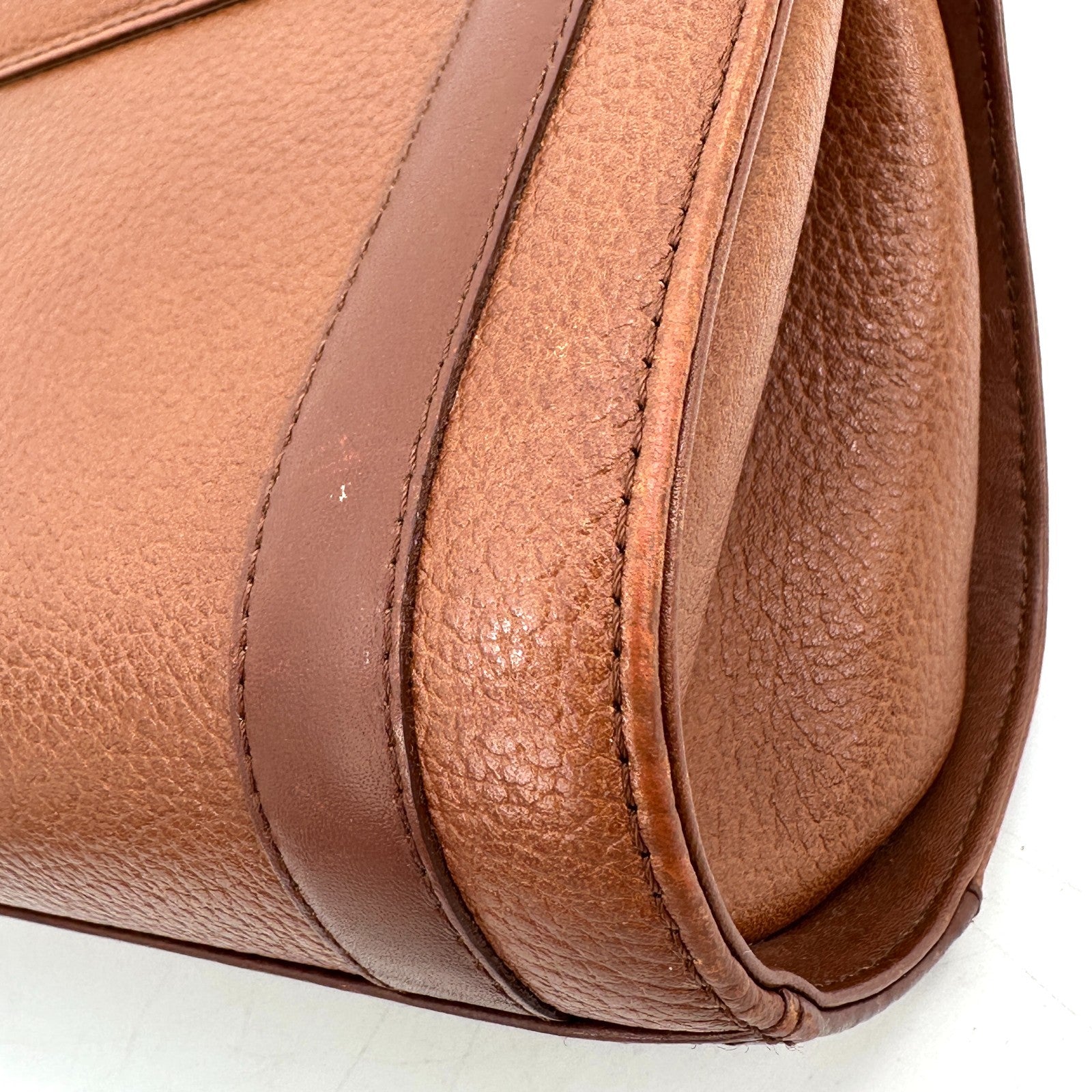 Burberry Vintage Hand Tote Bag - Brown, Leather