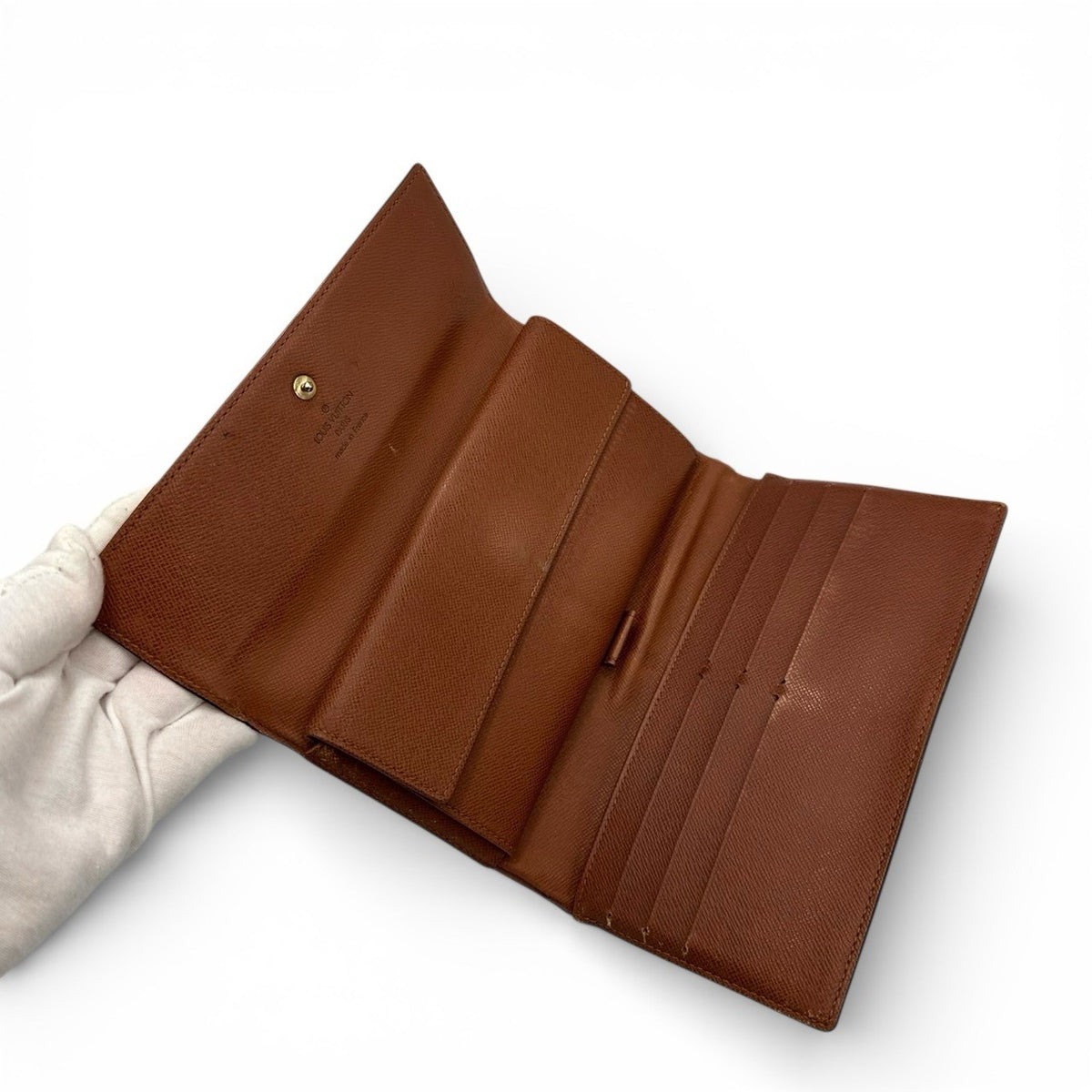 Louis Vuitton International Tri-fold Wallet - Brown, Leather- מגיע עם הקופסה