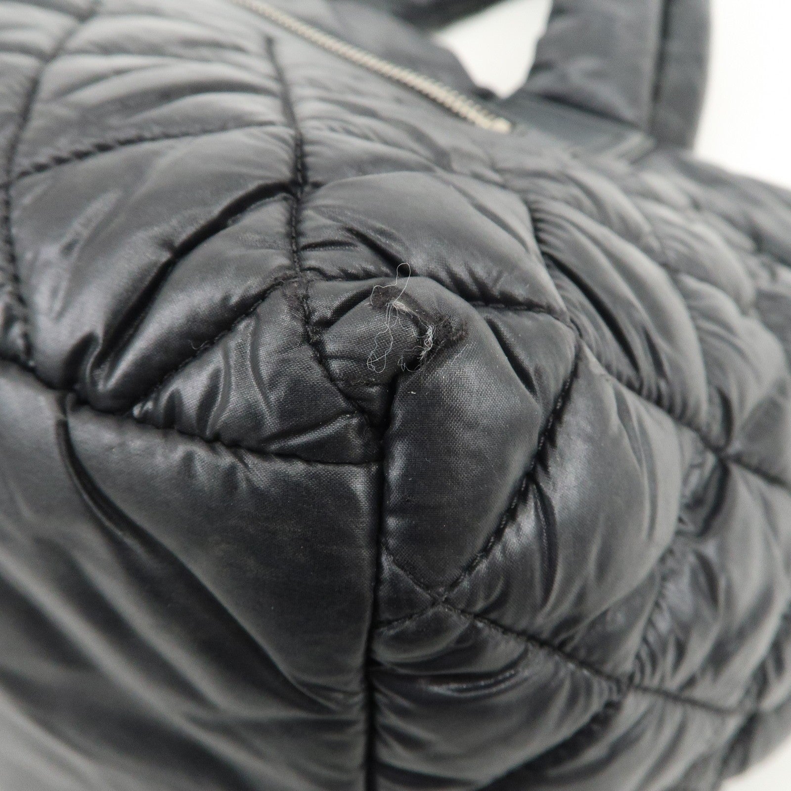 Chanel Coco Cocoon PM Tote Bag - Black, Nylon Leather