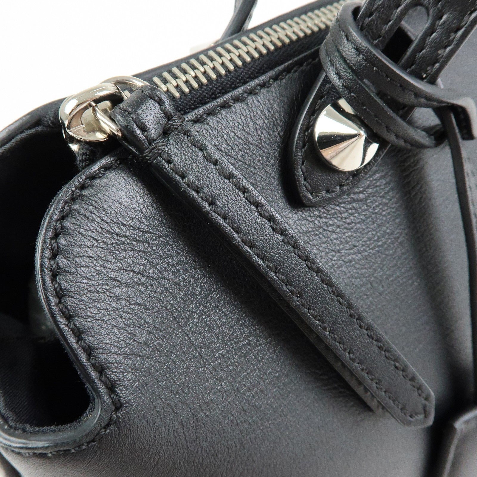 Fendi Hand Bag - Black, Leather