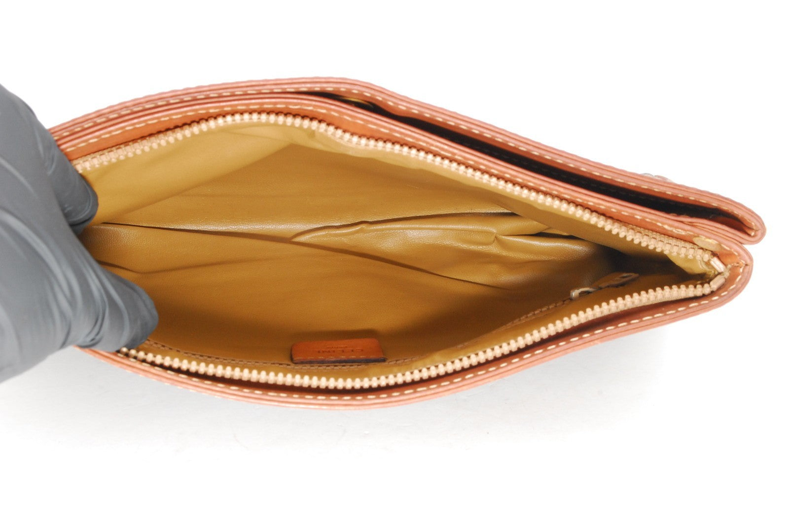 Celine Macadam Clutch - Brown, PVC Leather 
