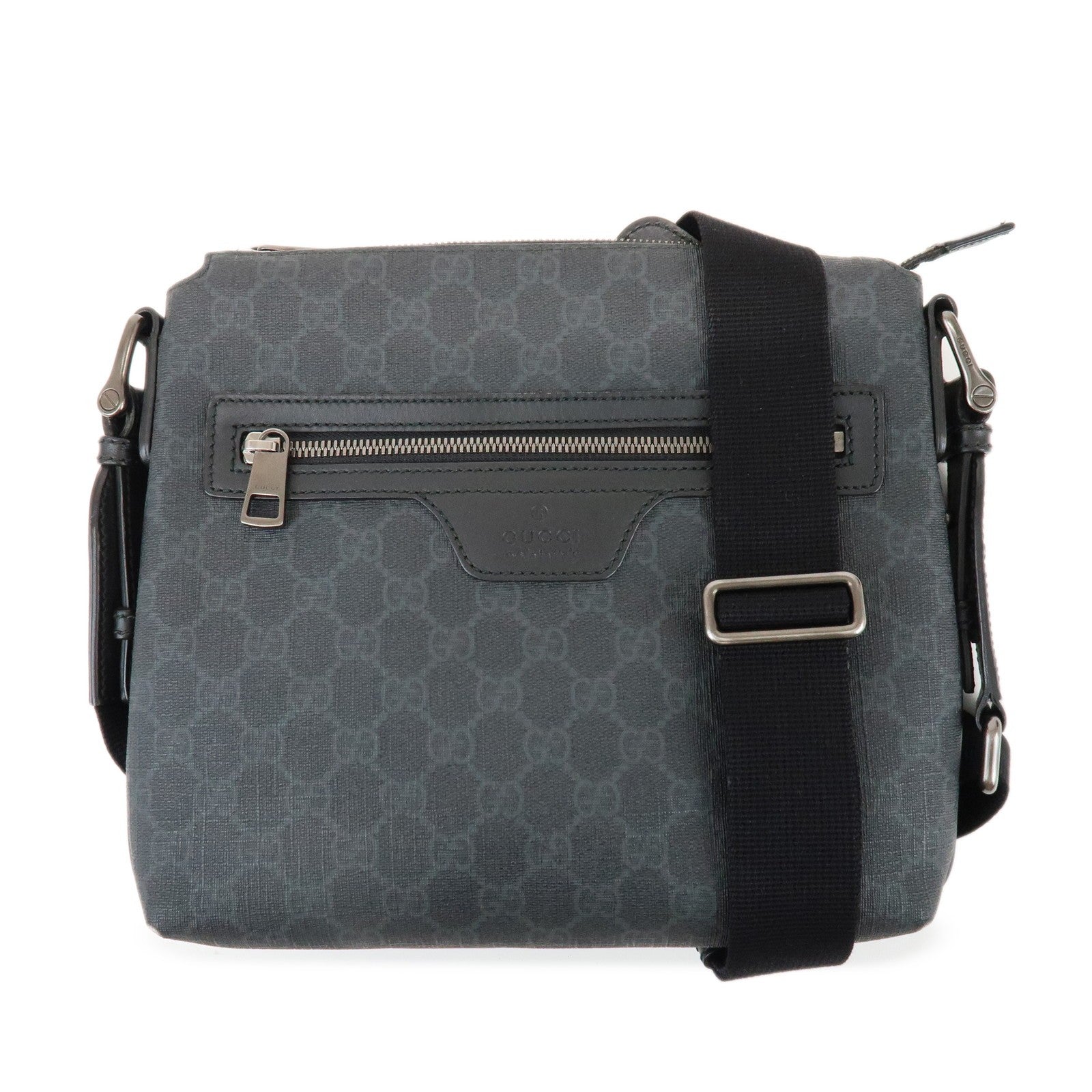 Gucci Shoulder Crossbody Bag - Black, PVC Leather 