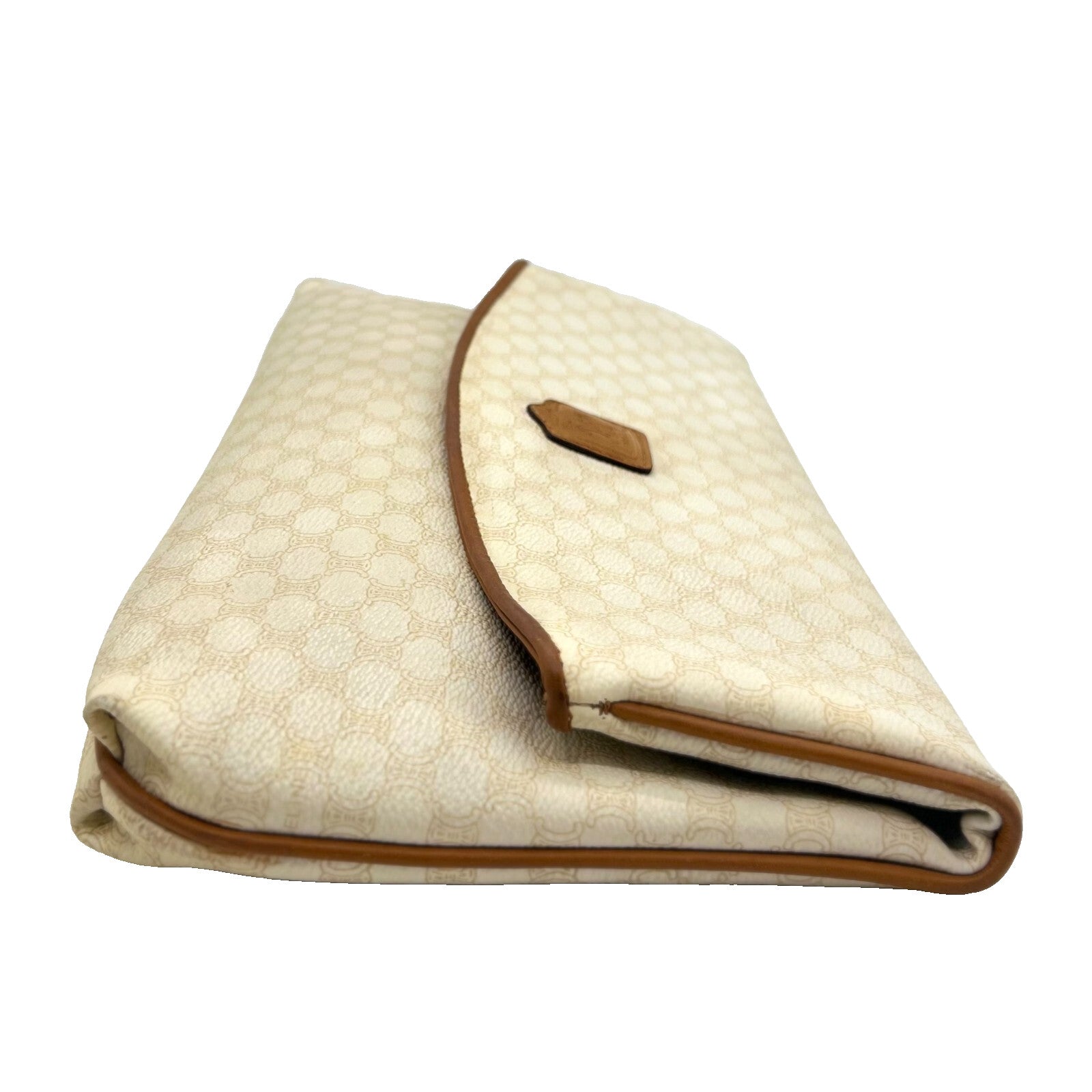 Celine Macadam Clutch - Ivory, Leather