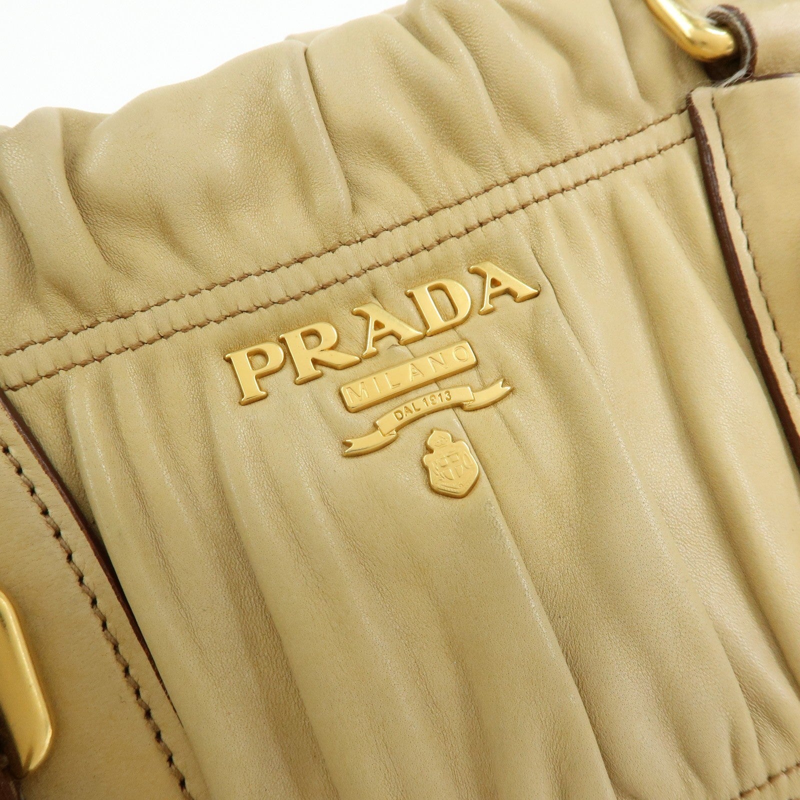Prada Hand Bag - Camel, Nappa Leather