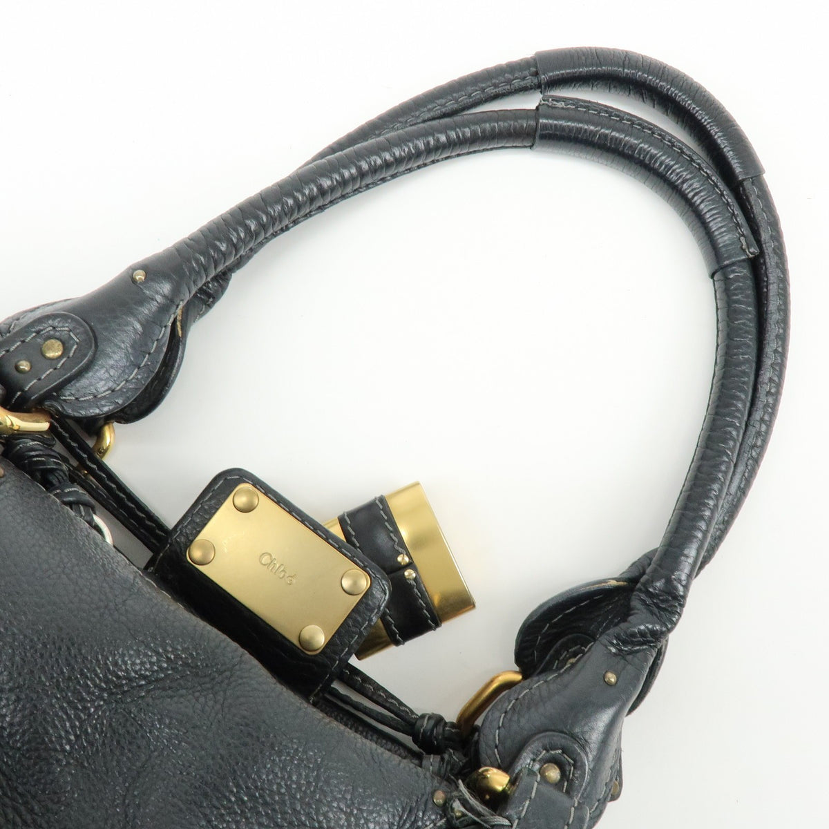 Chloe Paddington Handbag - Black, Leather
