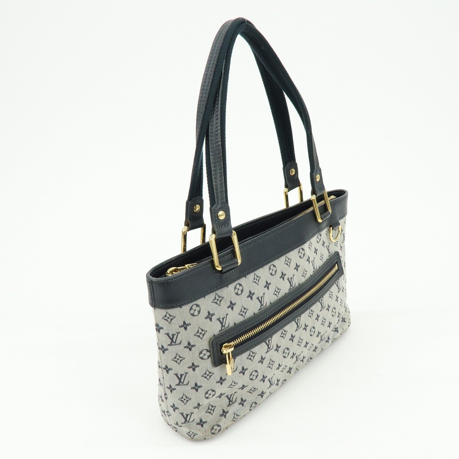 Louis Vuitton Lin Hand Bag - Blue, Monogram Mini Canvas
