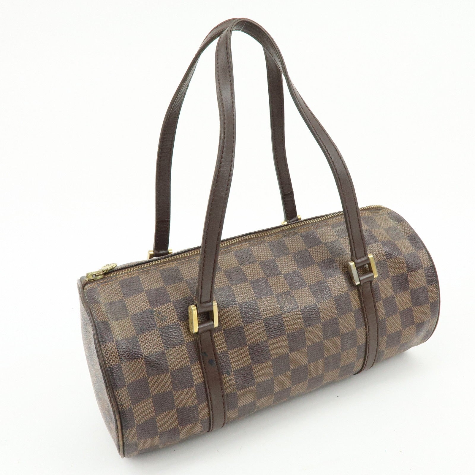 Louis Vuitton Papillon 30 Hand Bag - Damier Ebene, Canvas
