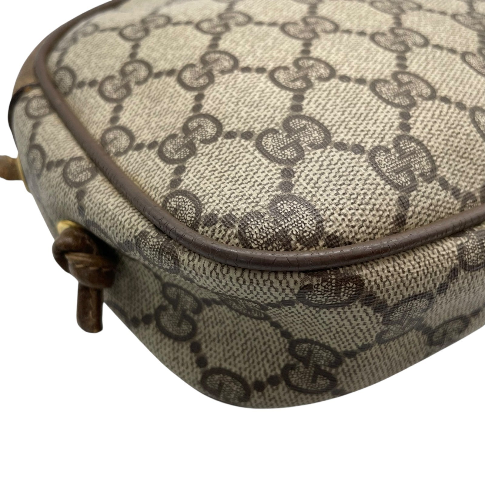 Gucci GG Supreme Shoulder Bag - Brown, PVC Leather