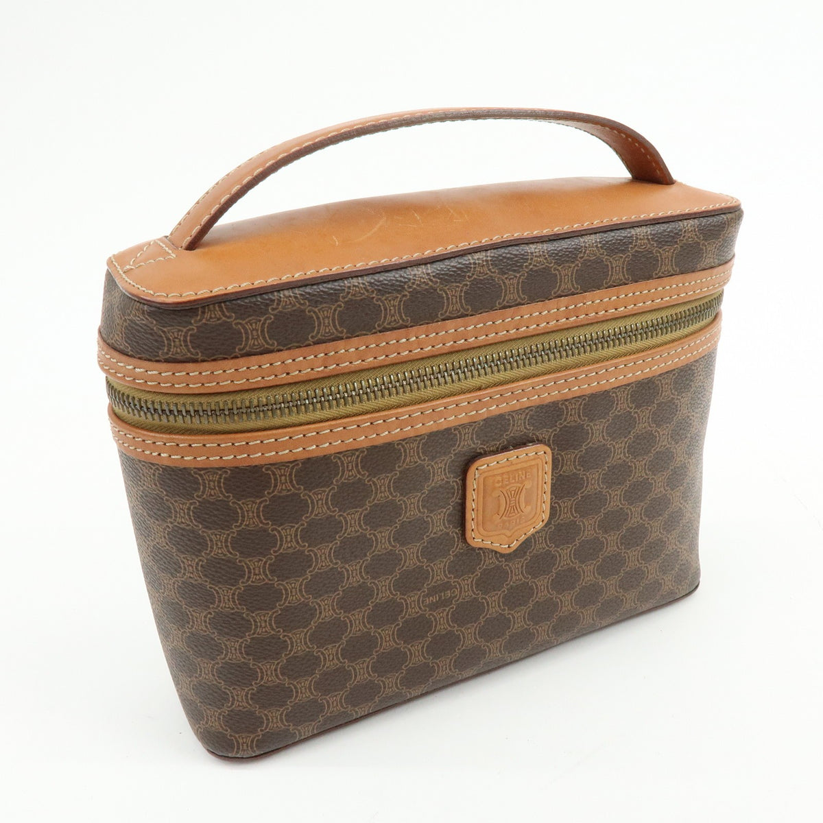 Celine Hand Bag - Brown, PVC Leather