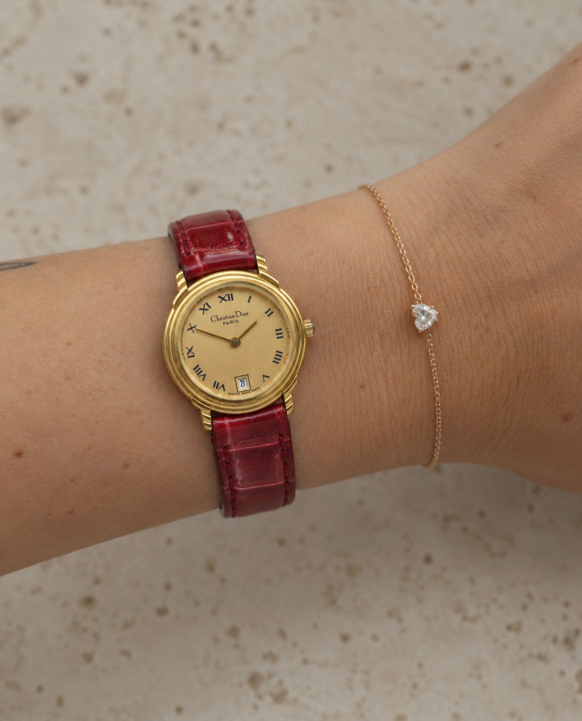 Christian Dior 48.122.3 Watch - Gold, Stainless Steel
