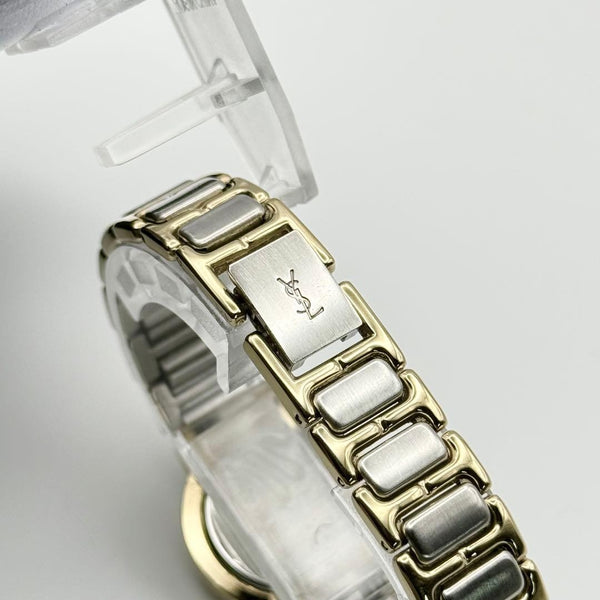 Saint Laurent Quartz Watch - White, Metal