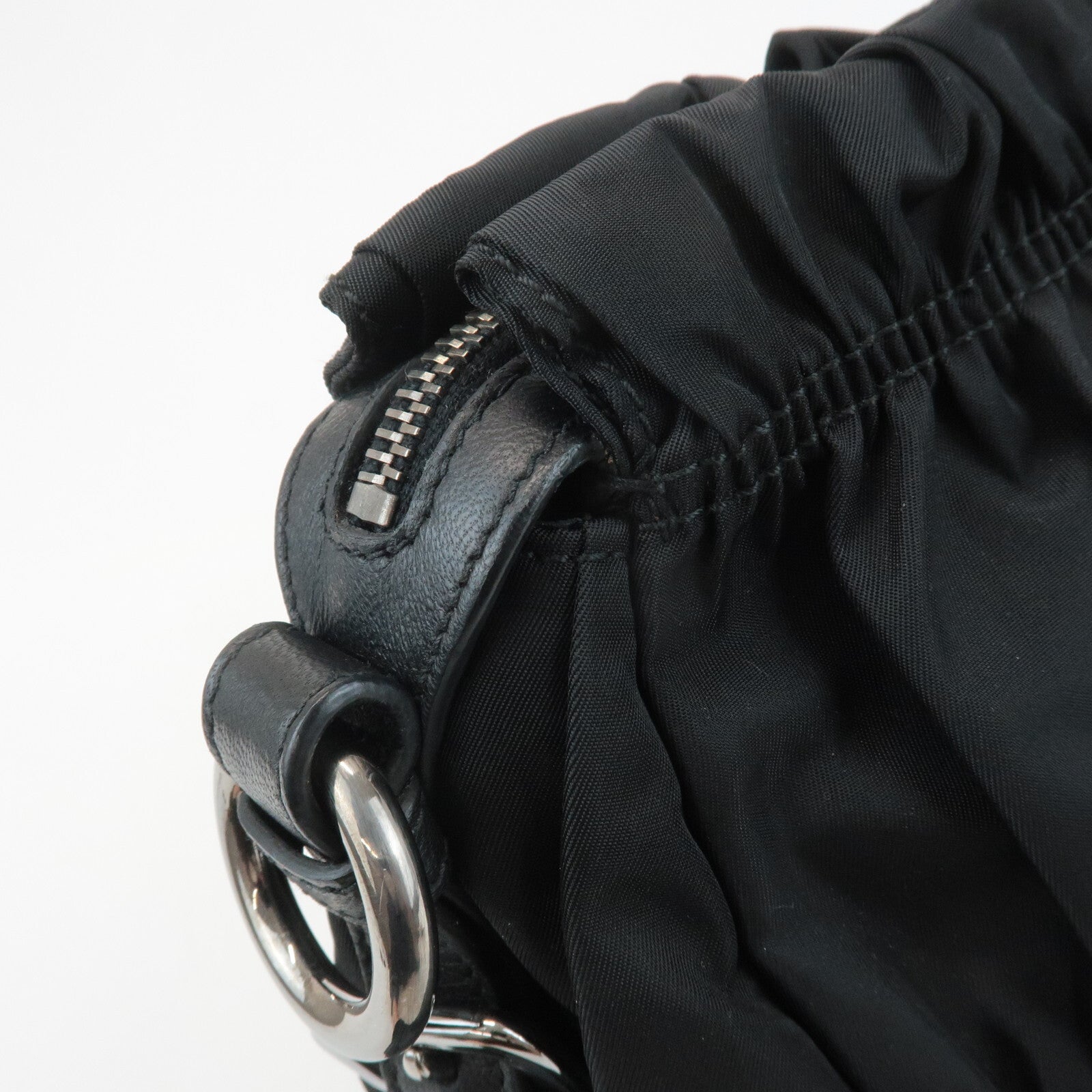 Prada Handbag - Black, Nylon and Leather